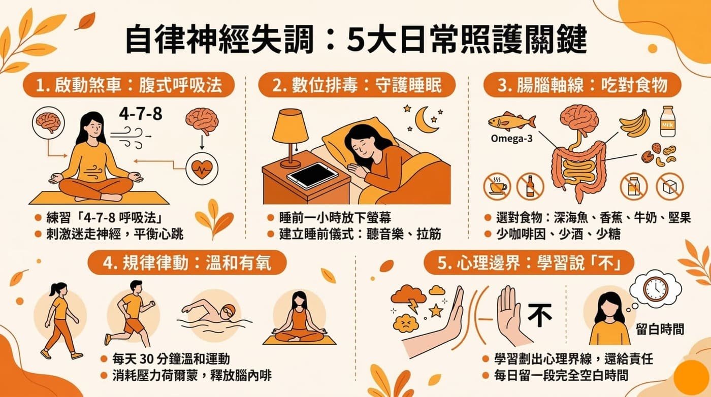 自律神經失調應該怎麼辦?